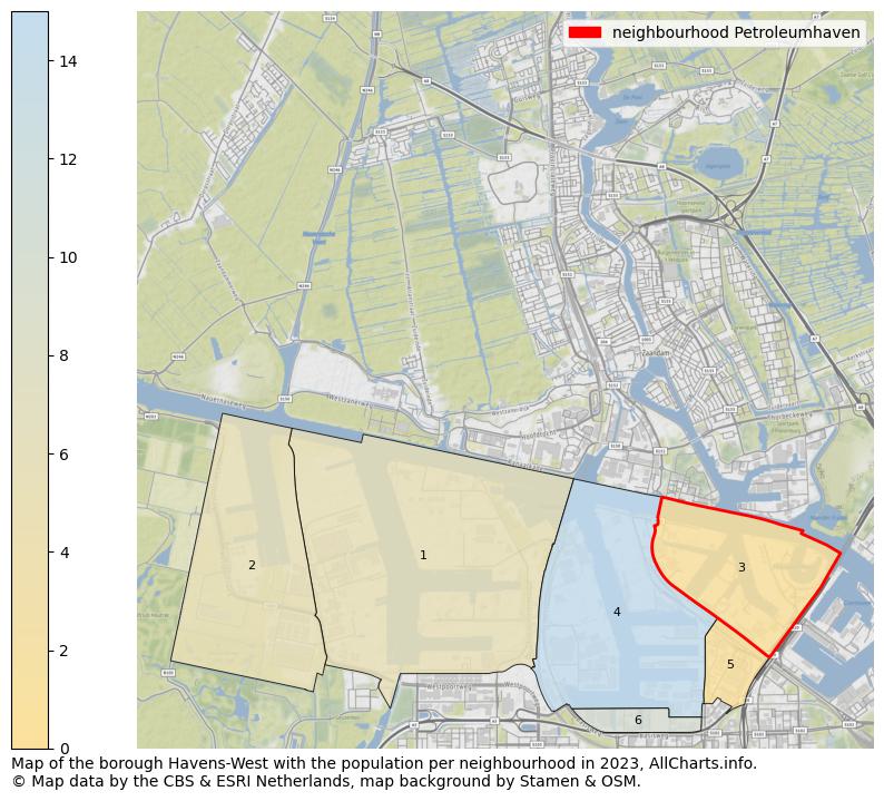 Map Neighbourhood Petroleumhaven Amsterdam 