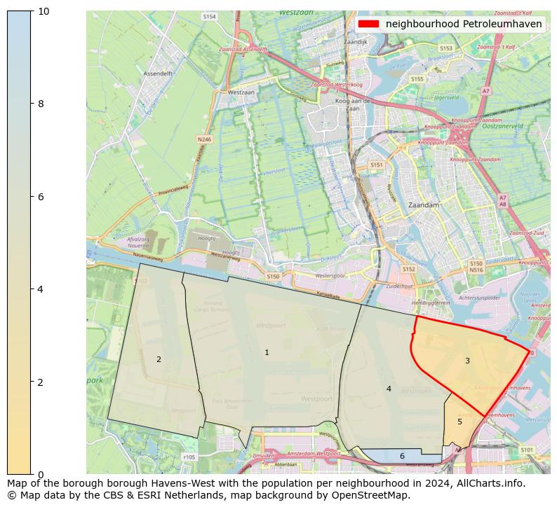 Image of the neighbourhood Petroleumhaven at the map. This image is used as introduction to this page. This page shows a lot of information about the population in the neighbourhood Petroleumhaven (such as the distribution by age groups of the residents, the composition of households, whether inhabitants are natives or Dutch with an immigration background, data about the houses (numbers, types, price development, use, type of property, ...) and more (car ownership, energy consumption, ...) based on open data from the Dutch Central Bureau of Statistics and various other sources!