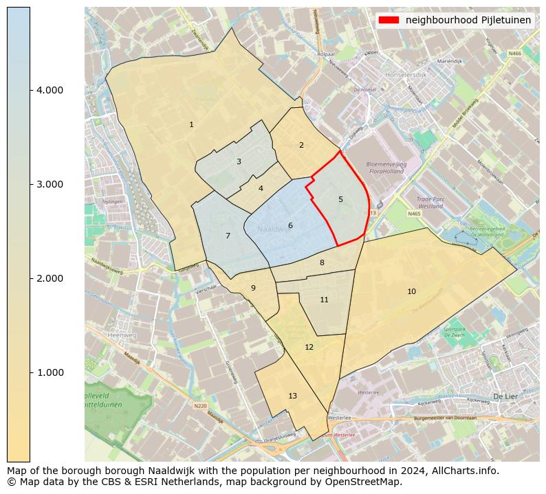 Image of the neighbourhood Pijletuinen at the map. This image is used as introduction to this page. This page shows a lot of information about the population in the neighbourhood Pijletuinen (such as the distribution by age groups of the residents, the composition of households, whether inhabitants are natives or Dutch with an immigration background, data about the houses (numbers, types, price development, use, type of property, ...) and more (car ownership, energy consumption, ...) based on open data from the Dutch Central Bureau of Statistics and various other sources!