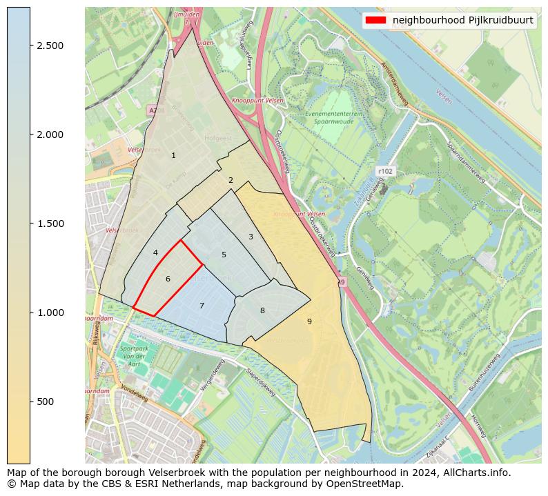 Image of the neighbourhood Pijlkruidbuurt at the map. This image is used as introduction to this page. This page shows a lot of information about the population in the neighbourhood Pijlkruidbuurt (such as the distribution by age groups of the residents, the composition of households, whether inhabitants are natives or Dutch with an immigration background, data about the houses (numbers, types, price development, use, type of property, ...) and more (car ownership, energy consumption, ...) based on open data from the Dutch Central Bureau of Statistics and various other sources!