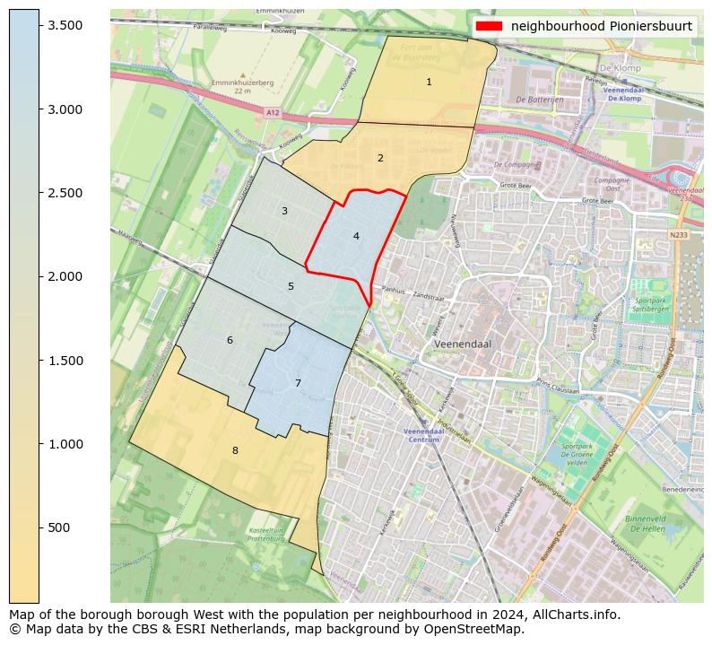 Image of the neighbourhood Pioniersbuurt at the map. This image is used as introduction to this page. This page shows a lot of information about the population in the neighbourhood Pioniersbuurt (such as the distribution by age groups of the residents, the composition of households, whether inhabitants are natives or Dutch with an immigration background, data about the houses (numbers, types, price development, use, type of property, ...) and more (car ownership, energy consumption, ...) based on open data from the Dutch Central Bureau of Statistics and various other sources!