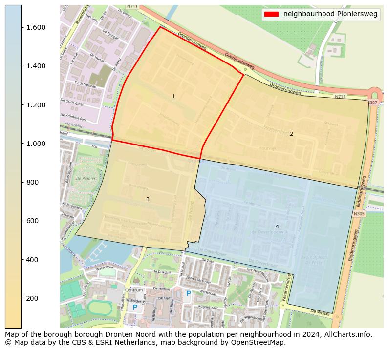 Image of the neighbourhood Pioniersweg at the map. This image is used as introduction to this page. This page shows a lot of information about the population in the neighbourhood Pioniersweg (such as the distribution by age groups of the residents, the composition of households, whether inhabitants are natives or Dutch with an immigration background, data about the houses (numbers, types, price development, use, type of property, ...) and more (car ownership, energy consumption, ...) based on open data from the Dutch Central Bureau of Statistics and various other sources!