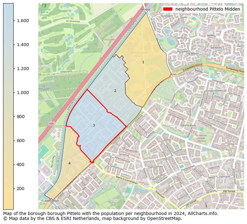 Image of the neighbourhood Pittelo Midden at the map. This image is used as introduction to this page. This page shows a lot of information about the population in the neighbourhood Pittelo Midden (such as the distribution by age groups of the residents, the composition of households, whether inhabitants are natives or Dutch with an immigration background, data about the houses (numbers, types, price development, use, type of property, ...) and more (car ownership, energy consumption, ...) based on open data from the Dutch Central Bureau of Statistics and various other sources!