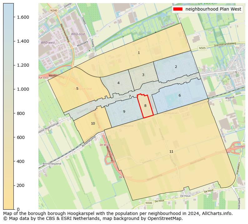 Image of the neighbourhood Plan West at the map. This image is used as introduction to this page. This page shows a lot of information about the population in the neighbourhood Plan West (such as the distribution by age groups of the residents, the composition of households, whether inhabitants are natives or Dutch with an immigration background, data about the houses (numbers, types, price development, use, type of property, ...) and more (car ownership, energy consumption, ...) based on open data from the Dutch Central Bureau of Statistics and various other sources!