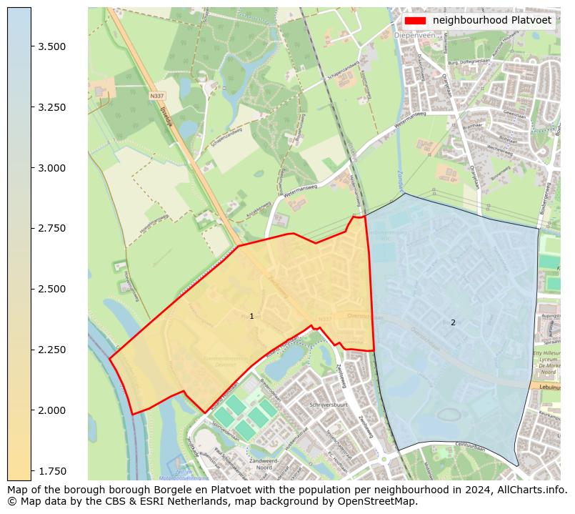 Image of the neighbourhood Platvoet at the map. This image is used as introduction to this page. This page shows a lot of information about the population in the neighbourhood Platvoet (such as the distribution by age groups of the residents, the composition of households, whether inhabitants are natives or Dutch with an immigration background, data about the houses (numbers, types, price development, use, type of property, ...) and more (car ownership, energy consumption, ...) based on open data from the Dutch Central Bureau of Statistics and various other sources!