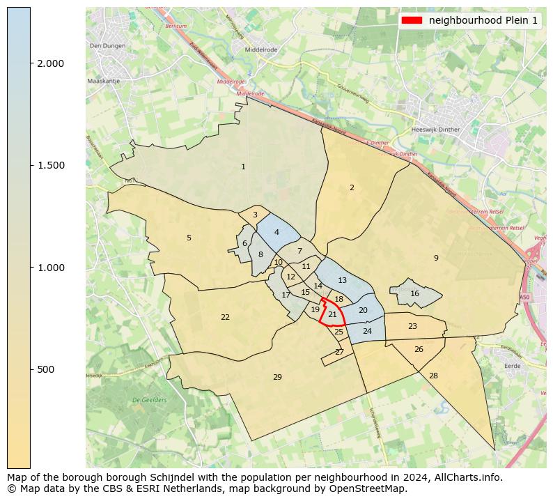 Image of the neighbourhood Plein 1 at the map. This image is used as introduction to this page. This page shows a lot of information about the population in the neighbourhood Plein 1 (such as the distribution by age groups of the residents, the composition of households, whether inhabitants are natives or Dutch with an immigration background, data about the houses (numbers, types, price development, use, type of property, ...) and more (car ownership, energy consumption, ...) based on open data from the Dutch Central Bureau of Statistics and various other sources!