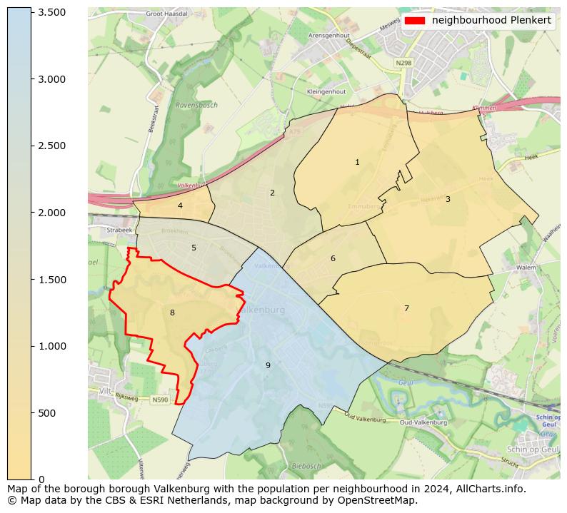 Image of the neighbourhood Plenkert at the map. This image is used as introduction to this page. This page shows a lot of information about the population in the neighbourhood Plenkert (such as the distribution by age groups of the residents, the composition of households, whether inhabitants are natives or Dutch with an immigration background, data about the houses (numbers, types, price development, use, type of property, ...) and more (car ownership, energy consumption, ...) based on open data from the Dutch Central Bureau of Statistics and various other sources!