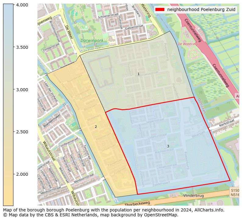 Image of the neighbourhood Poelenburg Zuid at the map. This image is used as introduction to this page. This page shows a lot of information about the population in the neighbourhood Poelenburg Zuid (such as the distribution by age groups of the residents, the composition of households, whether inhabitants are natives or Dutch with an immigration background, data about the houses (numbers, types, price development, use, type of property, ...) and more (car ownership, energy consumption, ...) based on open data from the Dutch Central Bureau of Statistics and various other sources!