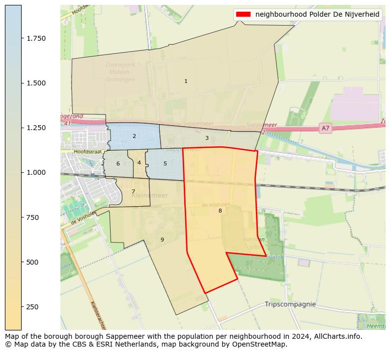 Image of the neighbourhood Polder De Nijverheid at the map. This image is used as introduction to this page. This page shows a lot of information about the population in the neighbourhood Polder De Nijverheid (such as the distribution by age groups of the residents, the composition of households, whether inhabitants are natives or Dutch with an immigration background, data about the houses (numbers, types, price development, use, type of property, ...) and more (car ownership, energy consumption, ...) based on open data from the Dutch Central Bureau of Statistics and various other sources!