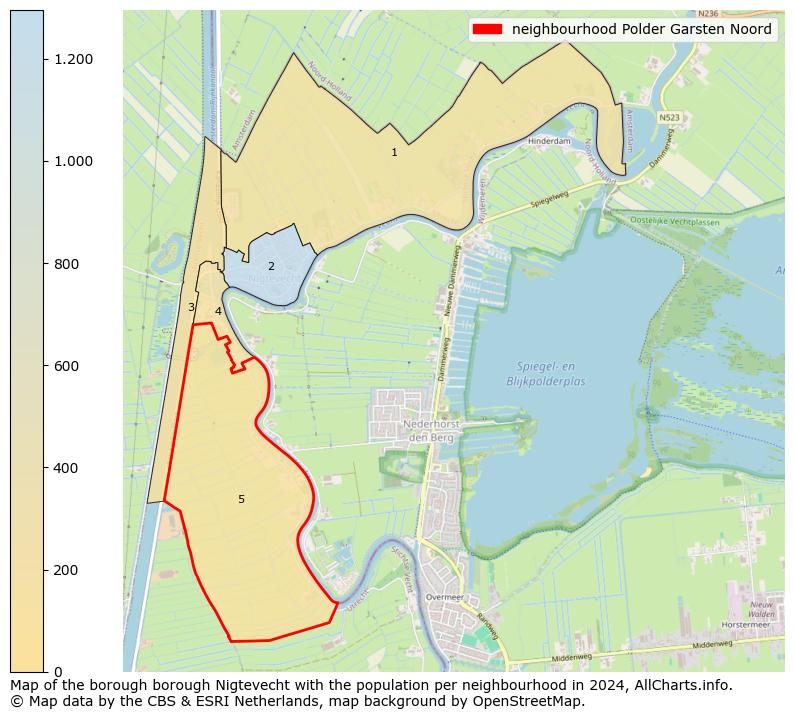 Image of the neighbourhood Polder Garsten Noord at the map. This image is used as introduction to this page. This page shows a lot of information about the population in the neighbourhood Polder Garsten Noord (such as the distribution by age groups of the residents, the composition of households, whether inhabitants are natives or Dutch with an immigration background, data about the houses (numbers, types, price development, use, type of property, ...) and more (car ownership, energy consumption, ...) based on open data from the Dutch Central Bureau of Statistics and various other sources!