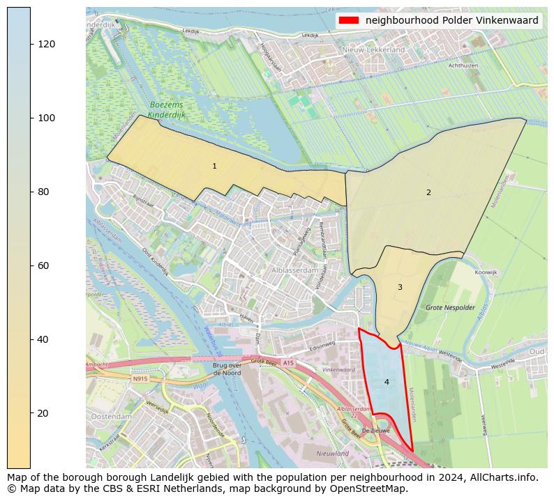 Image of the neighbourhood Polder Vinkenwaard at the map. This image is used as introduction to this page. This page shows a lot of information about the population in the neighbourhood Polder Vinkenwaard (such as the distribution by age groups of the residents, the composition of households, whether inhabitants are natives or Dutch with an immigration background, data about the houses (numbers, types, price development, use, type of property, ...) and more (car ownership, energy consumption, ...) based on open data from the Dutch Central Bureau of Statistics and various other sources!