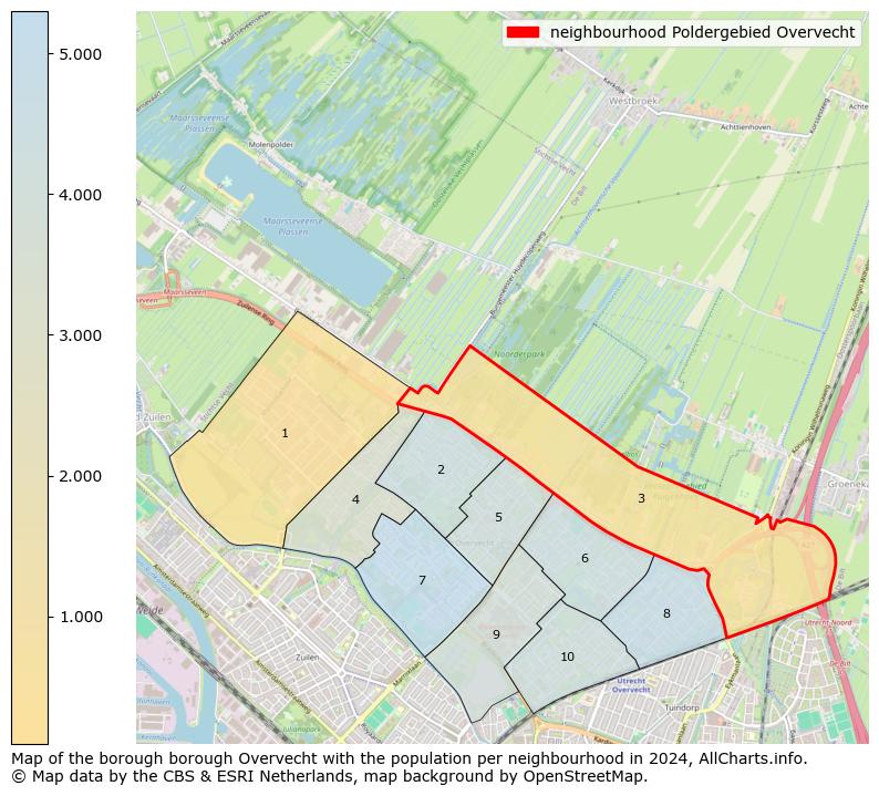 Image of the neighbourhood Poldergebied Overvecht at the map. This image is used as introduction to this page. This page shows a lot of information about the population in the neighbourhood Poldergebied Overvecht (such as the distribution by age groups of the residents, the composition of households, whether inhabitants are natives or Dutch with an immigration background, data about the houses (numbers, types, price development, use, type of property, ...) and more (car ownership, energy consumption, ...) based on open data from the Dutch Central Bureau of Statistics and various other sources!