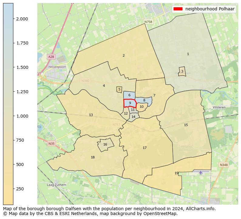 Image of the neighbourhood Polhaar at the map. This image is used as introduction to this page. This page shows a lot of information about the population in the neighbourhood Polhaar (such as the distribution by age groups of the residents, the composition of households, whether inhabitants are natives or Dutch with an immigration background, data about the houses (numbers, types, price development, use, type of property, ...) and more (car ownership, energy consumption, ...) based on open data from the Dutch Central Bureau of Statistics and various other sources!