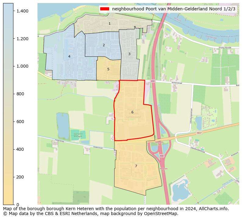 Image of the neighbourhood Poort van Midden-Gelderland Noord 1/2/3 at the map. This image is used as introduction to this page. This page shows a lot of information about the population in the neighbourhood Poort van Midden-Gelderland Noord 1/2/3 (such as the distribution by age groups of the residents, the composition of households, whether inhabitants are natives or Dutch with an immigration background, data about the houses (numbers, types, price development, use, type of property, ...) and more (car ownership, energy consumption, ...) based on open data from the Dutch Central Bureau of Statistics and various other sources!