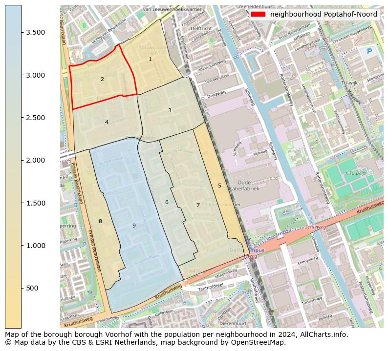 Image of the neighbourhood Poptahof-Noord at the map. This image is used as introduction to this page. This page shows a lot of information about the population in the neighbourhood Poptahof-Noord (such as the distribution by age groups of the residents, the composition of households, whether inhabitants are natives or Dutch with an immigration background, data about the houses (numbers, types, price development, use, type of property, ...) and more (car ownership, energy consumption, ...) based on open data from the Dutch Central Bureau of Statistics and various other sources!