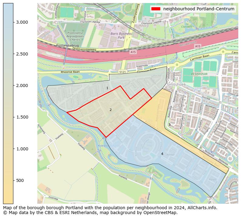 Image of the neighbourhood Portland-Centrum at the map. This image is used as introduction to this page. This page shows a lot of information about the population in the neighbourhood Portland-Centrum (such as the distribution by age groups of the residents, the composition of households, whether inhabitants are natives or Dutch with an immigration background, data about the houses (numbers, types, price development, use, type of property, ...) and more (car ownership, energy consumption, ...) based on open data from the Dutch Central Bureau of Statistics and various other sources!