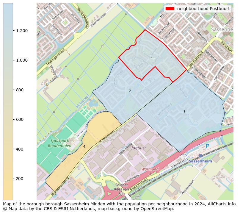 Image of the neighbourhood Postbuurt at the map. This image is used as introduction to this page. This page shows a lot of information about the population in the neighbourhood Postbuurt (such as the distribution by age groups of the residents, the composition of households, whether inhabitants are natives or Dutch with an immigration background, data about the houses (numbers, types, price development, use, type of property, ...) and more (car ownership, energy consumption, ...) based on open data from the Dutch Central Bureau of Statistics and various other sources!