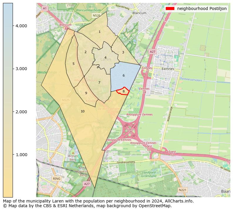 Image of the neighbourhood Postiljon at the map. This image is used as introduction to this page. This page shows a lot of information about the population in the neighbourhood Postiljon (such as the distribution by age groups of the residents, the composition of households, whether inhabitants are natives or Dutch with an immigration background, data about the houses (numbers, types, price development, use, type of property, ...) and more (car ownership, energy consumption, ...) based on open data from the Dutch Central Bureau of Statistics and various other sources!