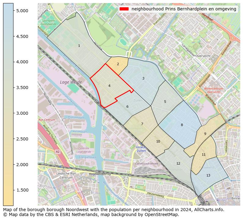 Image of the neighbourhood Prins Bernhardplein en omgeving at the map. This image is used as introduction to this page. This page shows a lot of information about the population in the neighbourhood Prins Bernhardplein en omgeving (such as the distribution by age groups of the residents, the composition of households, whether inhabitants are natives or Dutch with an immigration background, data about the houses (numbers, types, price development, use, type of property, ...) and more (car ownership, energy consumption, ...) based on open data from the Dutch Central Bureau of Statistics and various other sources!