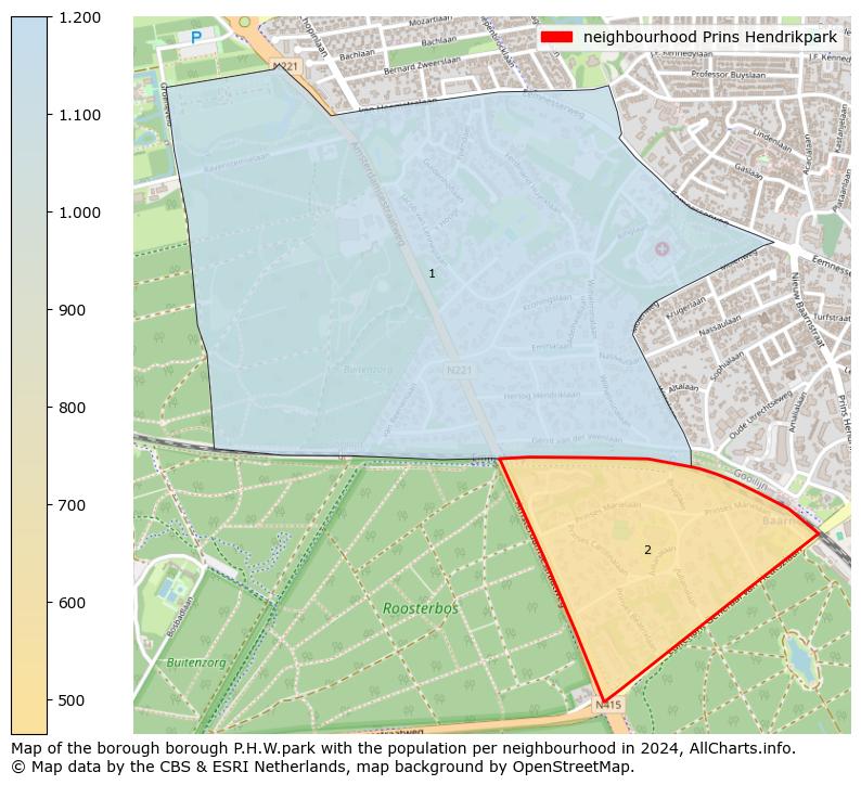 Image of the neighbourhood Prins Hendrikpark at the map. This image is used as introduction to this page. This page shows a lot of information about the population in the neighbourhood Prins Hendrikpark (such as the distribution by age groups of the residents, the composition of households, whether inhabitants are natives or Dutch with an immigration background, data about the houses (numbers, types, price development, use, type of property, ...) and more (car ownership, energy consumption, ...) based on open data from the Dutch Central Bureau of Statistics and various other sources!