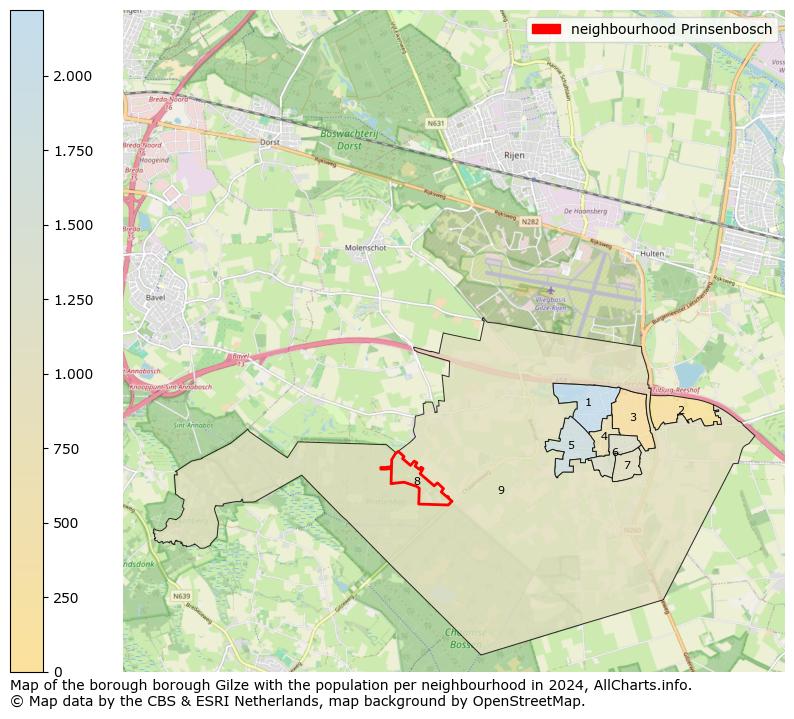 Image of the neighbourhood Prinsenbosch at the map. This image is used as introduction to this page. This page shows a lot of information about the population in the neighbourhood Prinsenbosch (such as the distribution by age groups of the residents, the composition of households, whether inhabitants are natives or Dutch with an immigration background, data about the houses (numbers, types, price development, use, type of property, ...) and more (car ownership, energy consumption, ...) based on open data from the Dutch Central Bureau of Statistics and various other sources!