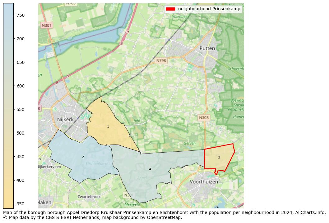 Image of the neighbourhood Prinsenkamp at the map. This image is used as introduction to this page. This page shows a lot of information about the population in the neighbourhood Prinsenkamp (such as the distribution by age groups of the residents, the composition of households, whether inhabitants are natives or Dutch with an immigration background, data about the houses (numbers, types, price development, use, type of property, ...) and more (car ownership, energy consumption, ...) based on open data from the Dutch Central Bureau of Statistics and various other sources!