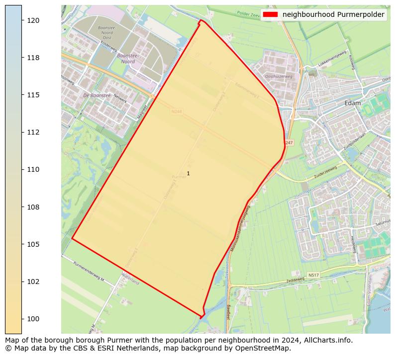 Image of the neighbourhood Purmerpolder at the map. This image is used as introduction to this page. This page shows a lot of information about the population in the neighbourhood Purmerpolder (such as the distribution by age groups of the residents, the composition of households, whether inhabitants are natives or Dutch with an immigration background, data about the houses (numbers, types, price development, use, type of property, ...) and more (car ownership, energy consumption, ...) based on open data from the Dutch Central Bureau of Statistics and various other sources!