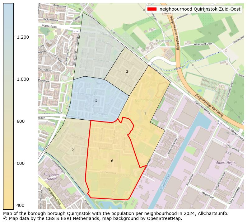 Image of the neighbourhood Quirijnstok Zuid-Oost at the map. This image is used as introduction to this page. This page shows a lot of information about the population in the neighbourhood Quirijnstok Zuid-Oost (such as the distribution by age groups of the residents, the composition of households, whether inhabitants are natives or Dutch with an immigration background, data about the houses (numbers, types, price development, use, type of property, ...) and more (car ownership, energy consumption, ...) based on open data from the Dutch Central Bureau of Statistics and various other sources!