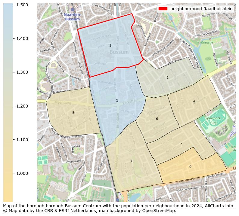 Image of the neighbourhood Raadhuisplein at the map. This image is used as introduction to this page. This page shows a lot of information about the population in the neighbourhood Raadhuisplein (such as the distribution by age groups of the residents, the composition of households, whether inhabitants are natives or Dutch with an immigration background, data about the houses (numbers, types, price development, use, type of property, ...) and more (car ownership, energy consumption, ...) based on open data from the Dutch Central Bureau of Statistics and various other sources!