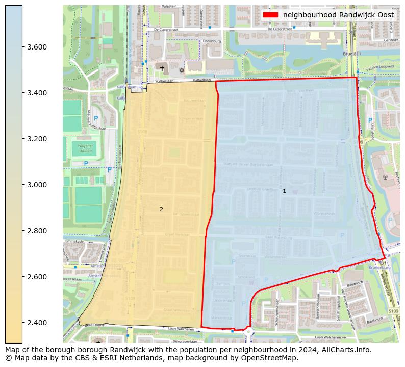 Image of the neighbourhood Randwijck Oost at the map. This image is used as introduction to this page. This page shows a lot of information about the population in the neighbourhood Randwijck Oost (such as the distribution by age groups of the residents, the composition of households, whether inhabitants are natives or Dutch with an immigration background, data about the houses (numbers, types, price development, use, type of property, ...) and more (car ownership, energy consumption, ...) based on open data from the Dutch Central Bureau of Statistics and various other sources!