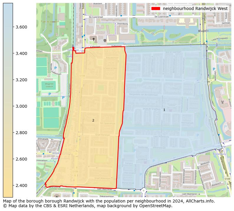 Image of the neighbourhood Randwijck West at the map. This image is used as introduction to this page. This page shows a lot of information about the population in the neighbourhood Randwijck West (such as the distribution by age groups of the residents, the composition of households, whether inhabitants are natives or Dutch with an immigration background, data about the houses (numbers, types, price development, use, type of property, ...) and more (car ownership, energy consumption, ...) based on open data from the Dutch Central Bureau of Statistics and various other sources!