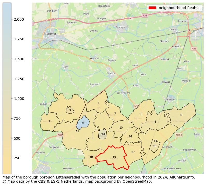 Image of the neighbourhood Reahûs at the map. This image is used as introduction to this page. This page shows a lot of information about the population in the neighbourhood Reahûs (such as the distribution by age groups of the residents, the composition of households, whether inhabitants are natives or Dutch with an immigration background, data about the houses (numbers, types, price development, use, type of property, ...) and more (car ownership, energy consumption, ...) based on open data from the Dutch Central Bureau of Statistics and various other sources!