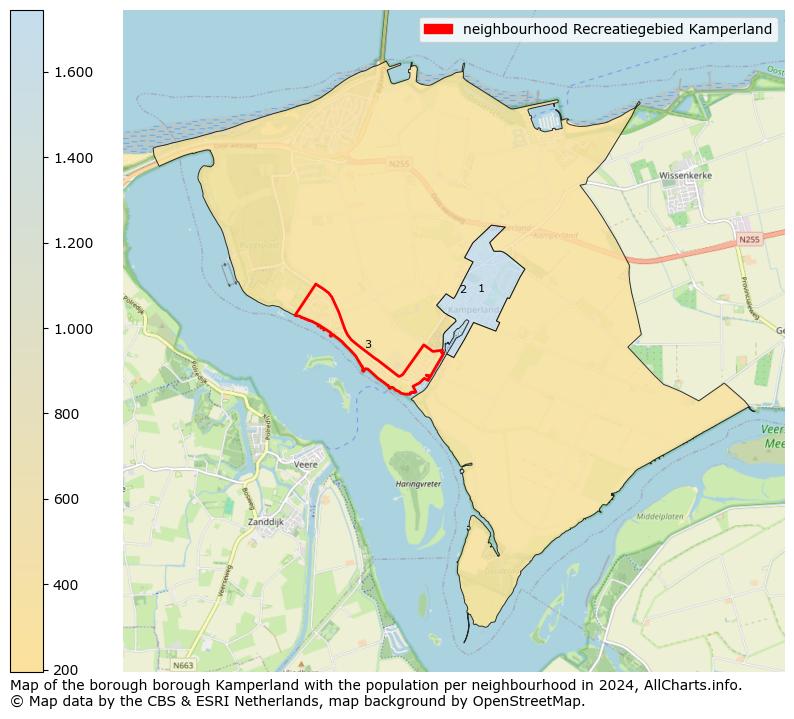 Image of the neighbourhood Recreatiegebied Kamperland at the map. This image is used as introduction to this page. This page shows a lot of information about the population in the neighbourhood Recreatiegebied Kamperland (such as the distribution by age groups of the residents, the composition of households, whether inhabitants are natives or Dutch with an immigration background, data about the houses (numbers, types, price development, use, type of property, ...) and more (car ownership, energy consumption, ...) based on open data from the Dutch Central Bureau of Statistics and various other sources!