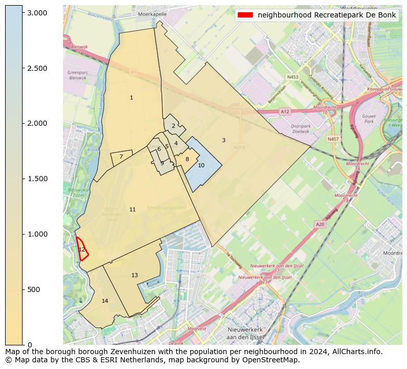 Image of the neighbourhood Recreatiepark De Bonk at the map. This image is used as introduction to this page. This page shows a lot of information about the population in the neighbourhood Recreatiepark De Bonk (such as the distribution by age groups of the residents, the composition of households, whether inhabitants are natives or Dutch with an immigration background, data about the houses (numbers, types, price development, use, type of property, ...) and more (car ownership, energy consumption, ...) based on open data from the Dutch Central Bureau of Statistics and various other sources!