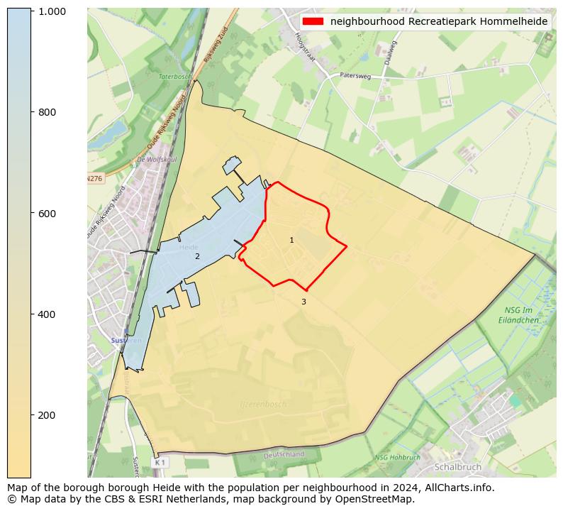 Image of the neighbourhood Recreatiepark Hommelheide at the map. This image is used as introduction to this page. This page shows a lot of information about the population in the neighbourhood Recreatiepark Hommelheide (such as the distribution by age groups of the residents, the composition of households, whether inhabitants are natives or Dutch with an immigration background, data about the houses (numbers, types, price development, use, type of property, ...) and more (car ownership, energy consumption, ...) based on open data from the Dutch Central Bureau of Statistics and various other sources!