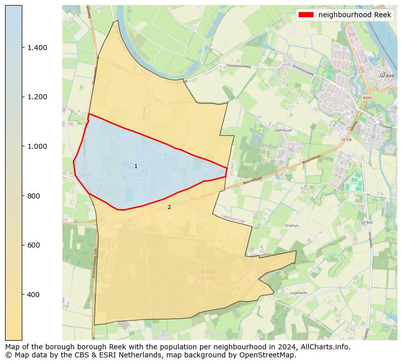 Image of the neighbourhood Reek at the map. This image is used as introduction to this page. This page shows a lot of information about the population in the neighbourhood Reek (such as the distribution by age groups of the residents, the composition of households, whether inhabitants are natives or Dutch with an immigration background, data about the houses (numbers, types, price development, use, type of property, ...) and more (car ownership, energy consumption, ...) based on open data from the Dutch Central Bureau of Statistics and various other sources!