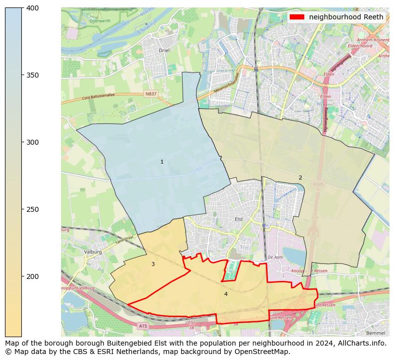 Image of the neighbourhood Reeth at the map. This image is used as introduction to this page. This page shows a lot of information about the population in the neighbourhood Reeth (such as the distribution by age groups of the residents, the composition of households, whether inhabitants are natives or Dutch with an immigration background, data about the houses (numbers, types, price development, use, type of property, ...) and more (car ownership, energy consumption, ...) based on open data from the Dutch Central Bureau of Statistics and various other sources!