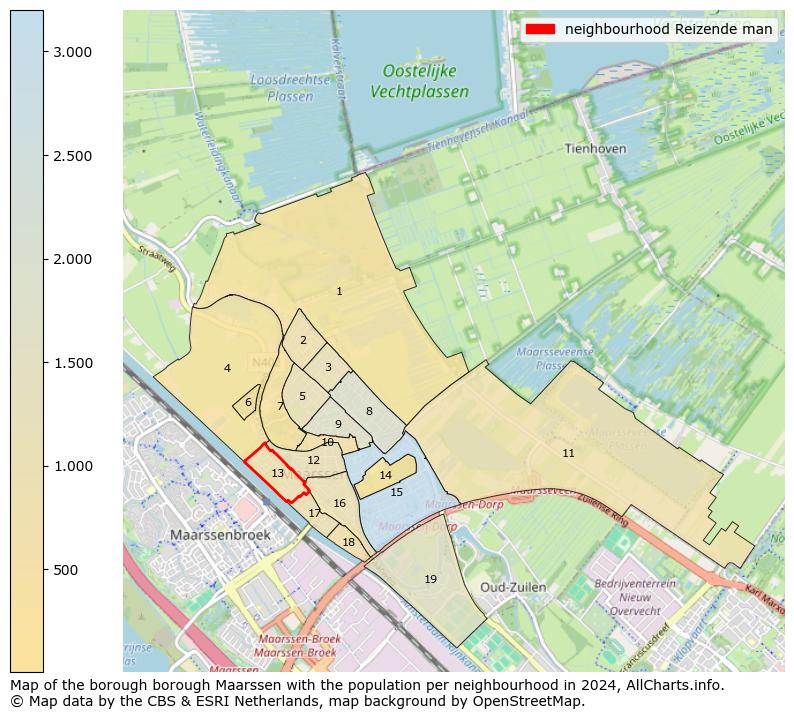 Image of the neighbourhood Reizende man at the map. This image is used as introduction to this page. This page shows a lot of information about the population in the neighbourhood Reizende man (such as the distribution by age groups of the residents, the composition of households, whether inhabitants are natives or Dutch with an immigration background, data about the houses (numbers, types, price development, use, type of property, ...) and more (car ownership, energy consumption, ...) based on open data from the Dutch Central Bureau of Statistics and various other sources!