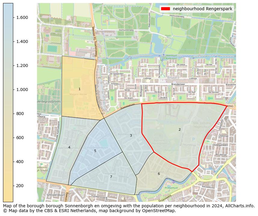 Image of the neighbourhood Rengerspark at the map. This image is used as introduction to this page. This page shows a lot of information about the population in the neighbourhood Rengerspark (such as the distribution by age groups of the residents, the composition of households, whether inhabitants are natives or Dutch with an immigration background, data about the houses (numbers, types, price development, use, type of property, ...) and more (car ownership, energy consumption, ...) based on open data from the Dutch Central Bureau of Statistics and various other sources!