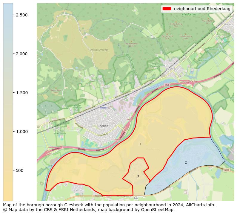 Image of the neighbourhood Rhederlaag at the map. This image is used as introduction to this page. This page shows a lot of information about the population in the neighbourhood Rhederlaag (such as the distribution by age groups of the residents, the composition of households, whether inhabitants are natives or Dutch with an immigration background, data about the houses (numbers, types, price development, use, type of property, ...) and more (car ownership, energy consumption, ...) based on open data from the Dutch Central Bureau of Statistics and various other sources!