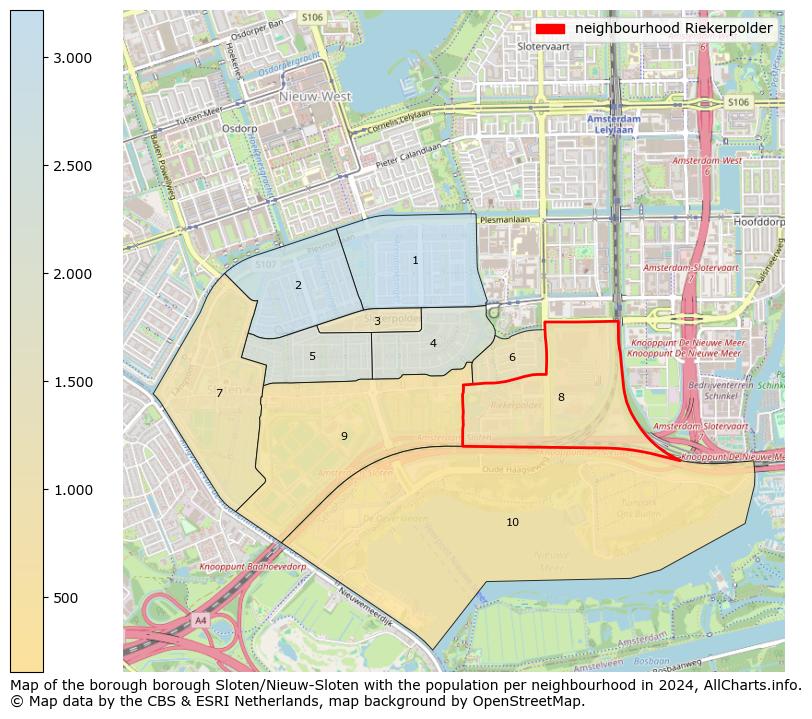 Image of the neighbourhood Riekerpolder at the map. This image is used as introduction to this page. This page shows a lot of information about the population in the neighbourhood Riekerpolder (such as the distribution by age groups of the residents, the composition of households, whether inhabitants are natives or Dutch with an immigration background, data about the houses (numbers, types, price development, use, type of property, ...) and more (car ownership, energy consumption, ...) based on open data from the Dutch Central Bureau of Statistics and various other sources!