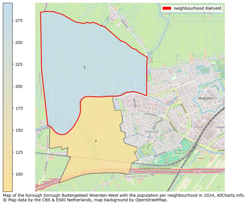 Image of the neighbourhood Rietveld at the map. This image is used as introduction to this page. This page shows a lot of information about the population in the neighbourhood Rietveld (such as the distribution by age groups of the residents, the composition of households, whether inhabitants are natives or Dutch with an immigration background, data about the houses (numbers, types, price development, use, type of property, ...) and more (car ownership, energy consumption, ...) based on open data from the Dutch Central Bureau of Statistics and various other sources!