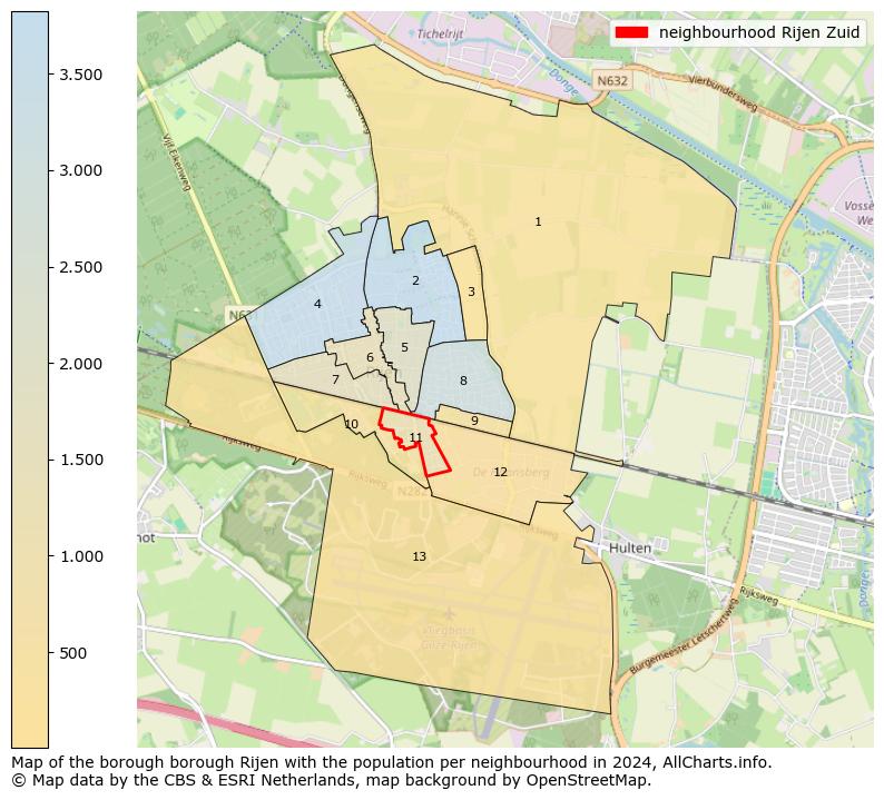 Image of the neighbourhood Rijen Zuid at the map. This image is used as introduction to this page. This page shows a lot of information about the population in the neighbourhood Rijen Zuid (such as the distribution by age groups of the residents, the composition of households, whether inhabitants are natives or Dutch with an immigration background, data about the houses (numbers, types, price development, use, type of property, ...) and more (car ownership, energy consumption, ...) based on open data from the Dutch Central Bureau of Statistics and various other sources!