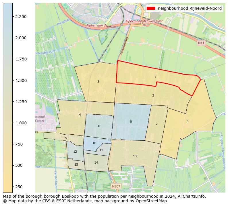 Image of the neighbourhood Rijneveld-Noord at the map. This image is used as introduction to this page. This page shows a lot of information about the population in the neighbourhood Rijneveld-Noord (such as the distribution by age groups of the residents, the composition of households, whether inhabitants are natives or Dutch with an immigration background, data about the houses (numbers, types, price development, use, type of property, ...) and more (car ownership, energy consumption, ...) based on open data from the Dutch Central Bureau of Statistics and various other sources!