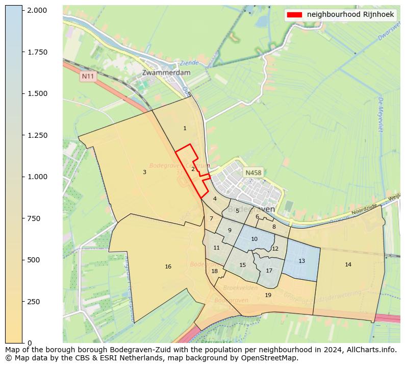 Image of the neighbourhood Rijnhoek at the map. This image is used as introduction to this page. This page shows a lot of information about the population in the neighbourhood Rijnhoek (such as the distribution by age groups of the residents, the composition of households, whether inhabitants are natives or Dutch with an immigration background, data about the houses (numbers, types, price development, use, type of property, ...) and more (car ownership, energy consumption, ...) based on open data from the Dutch Central Bureau of Statistics and various other sources!