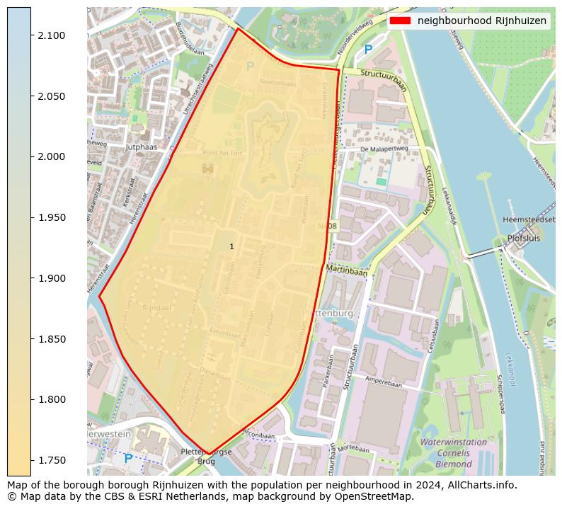 Image of the neighbourhood Rijnhuizen at the map. This image is used as introduction to this page. This page shows a lot of information about the population in the neighbourhood Rijnhuizen (such as the distribution by age groups of the residents, the composition of households, whether inhabitants are natives or Dutch with an immigration background, data about the houses (numbers, types, price development, use, type of property, ...) and more (car ownership, energy consumption, ...) based on open data from the Dutch Central Bureau of Statistics and various other sources!