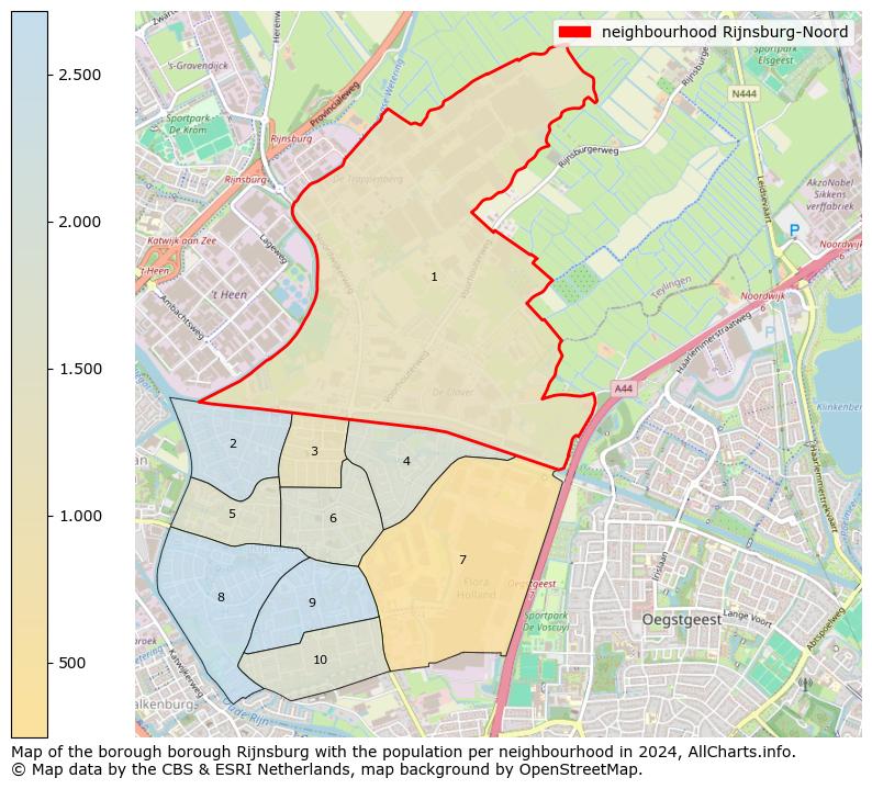 Image of the neighbourhood Rijnsburg-Noord at the map. This image is used as introduction to this page. This page shows a lot of information about the population in the neighbourhood Rijnsburg-Noord (such as the distribution by age groups of the residents, the composition of households, whether inhabitants are natives or Dutch with an immigration background, data about the houses (numbers, types, price development, use, type of property, ...) and more (car ownership, energy consumption, ...) based on open data from the Dutch Central Bureau of Statistics and various other sources!