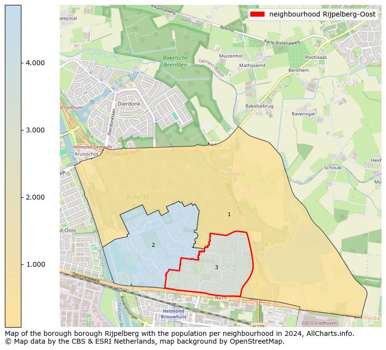 Image of the neighbourhood Rijpelberg-Oost at the map. This image is used as introduction to this page. This page shows a lot of information about the population in the neighbourhood Rijpelberg-Oost (such as the distribution by age groups of the residents, the composition of households, whether inhabitants are natives or Dutch with an immigration background, data about the houses (numbers, types, price development, use, type of property, ...) and more (car ownership, energy consumption, ...) based on open data from the Dutch Central Bureau of Statistics and various other sources!