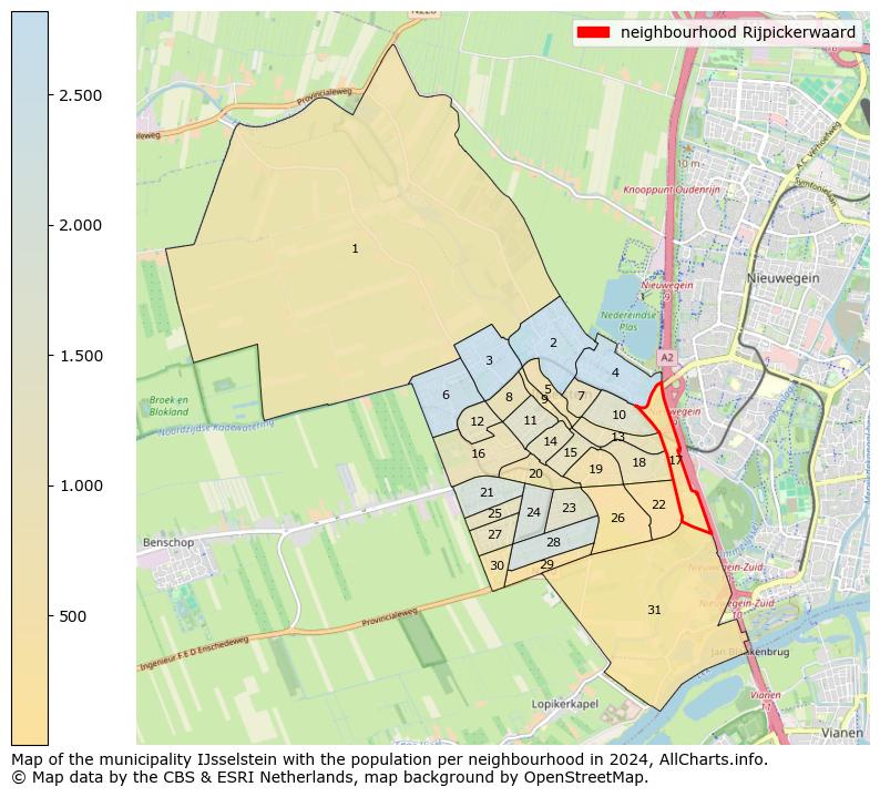 Image of the neighbourhood Rijpickerwaard at the map. This image is used as introduction to this page. This page shows a lot of information about the population in the neighbourhood Rijpickerwaard (such as the distribution by age groups of the residents, the composition of households, whether inhabitants are natives or Dutch with an immigration background, data about the houses (numbers, types, price development, use, type of property, ...) and more (car ownership, energy consumption, ...) based on open data from the Dutch Central Bureau of Statistics and various other sources!