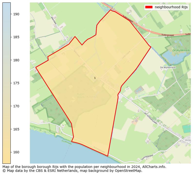 Image of the neighbourhood Rijs at the map. This image is used as introduction to this page. This page shows a lot of information about the population in the neighbourhood Rijs (such as the distribution by age groups of the residents, the composition of households, whether inhabitants are natives or Dutch with an immigration background, data about the houses (numbers, types, price development, use, type of property, ...) and more (car ownership, energy consumption, ...) based on open data from the Dutch Central Bureau of Statistics and various other sources!